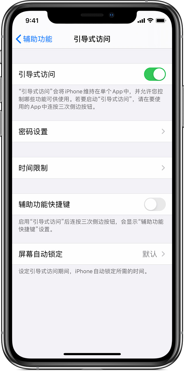 应县苹果手机维修分享如何在 iPhone 上退出引导式访问 